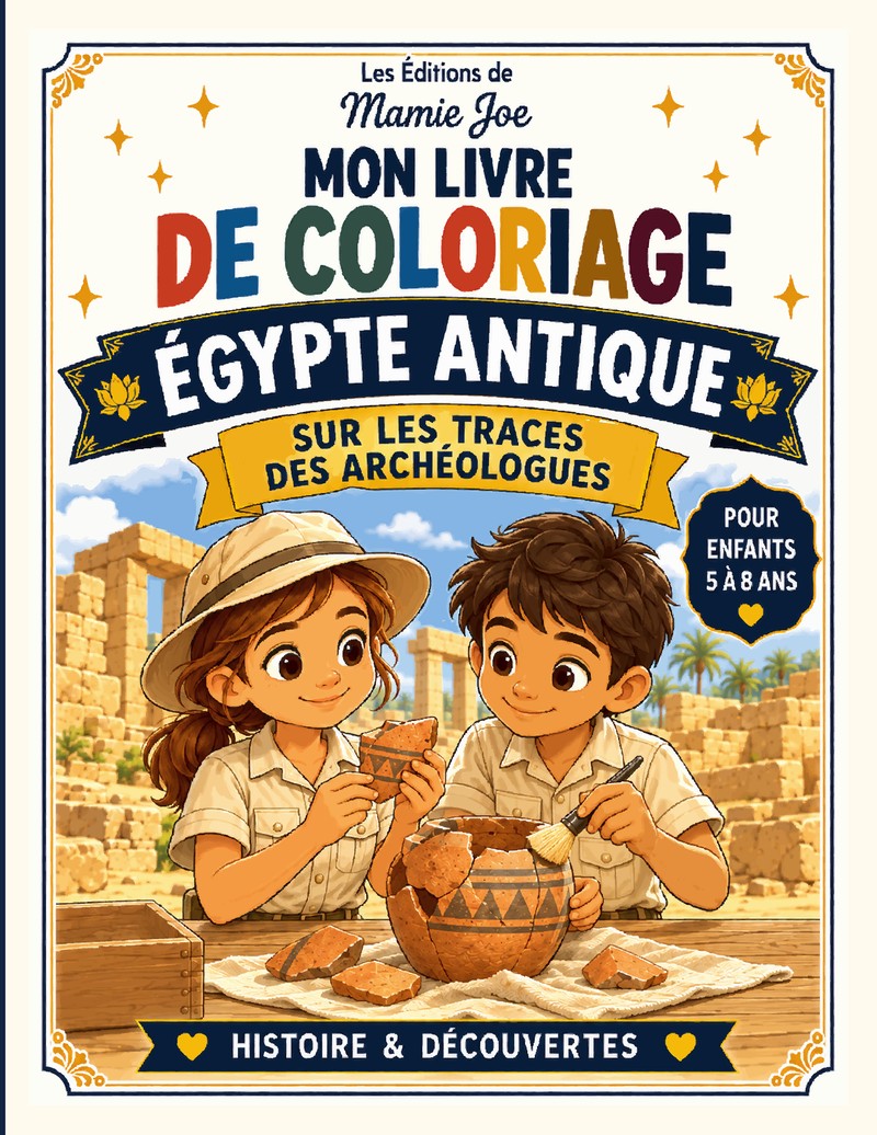Couverture Égypte antique — Sur les traces des archéologues