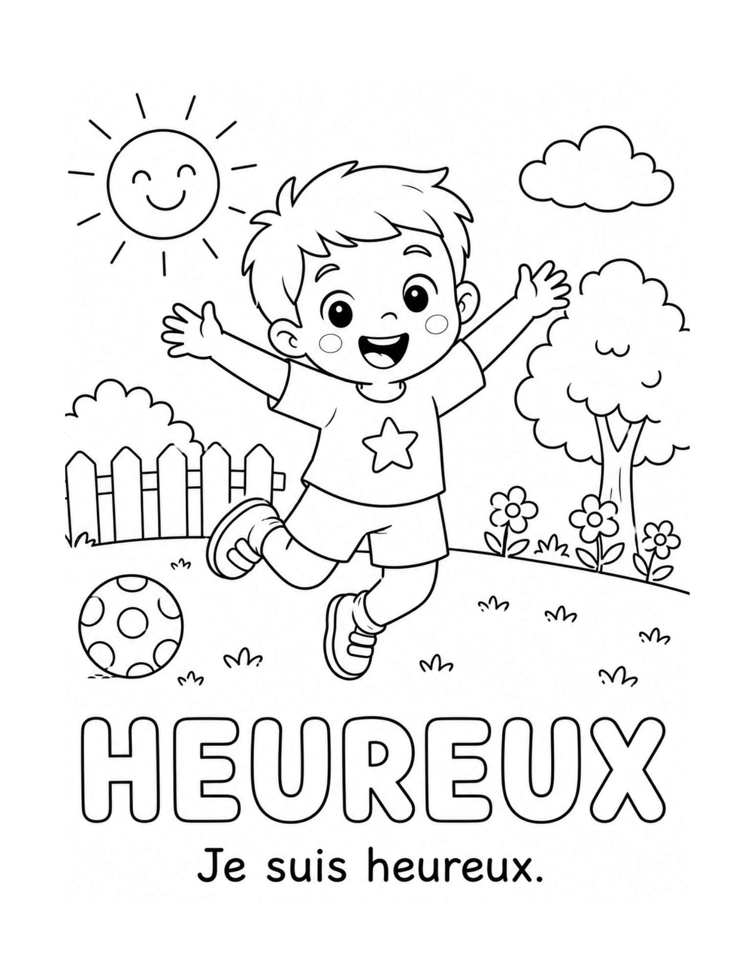 Page du livre consacrée à la joie