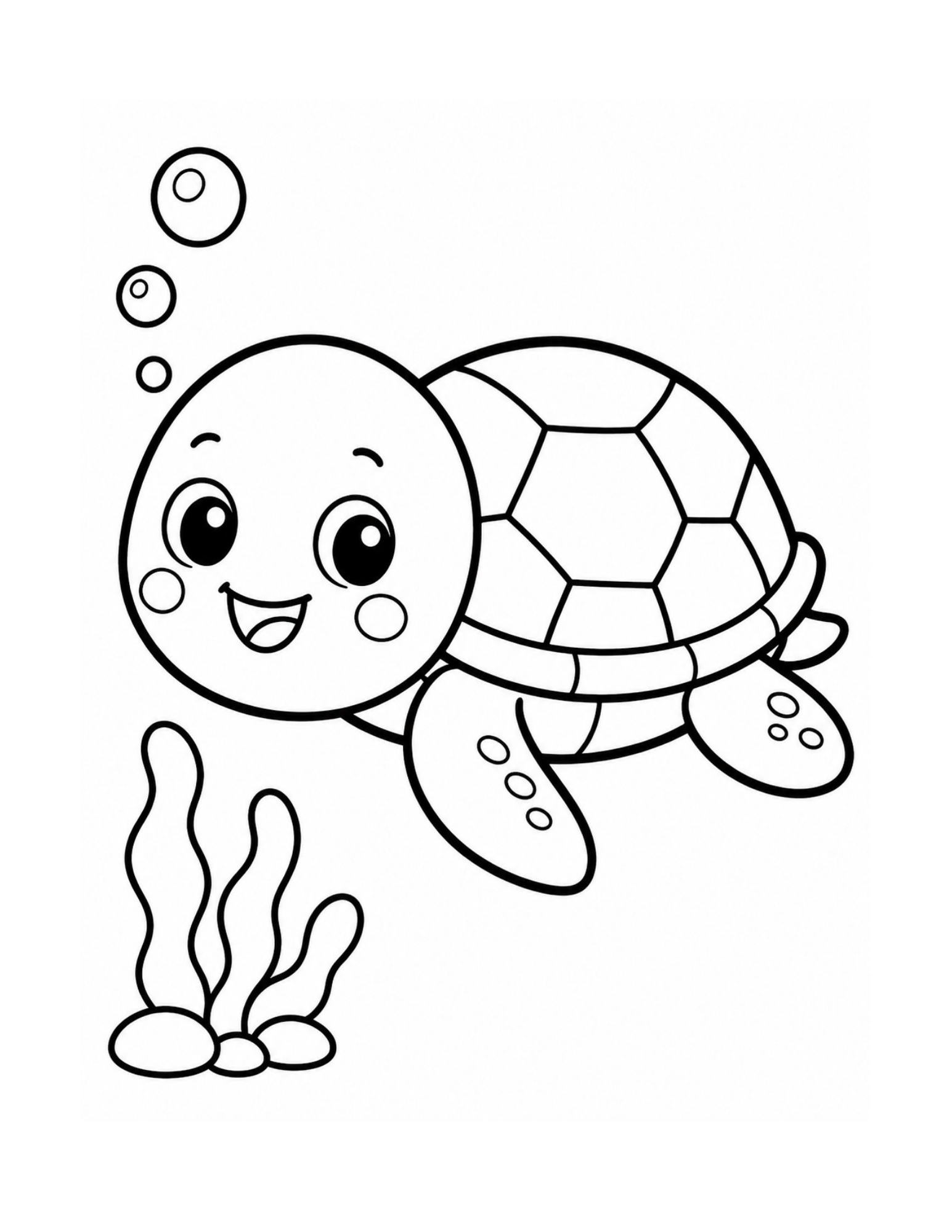 Coloriage tortue de mer