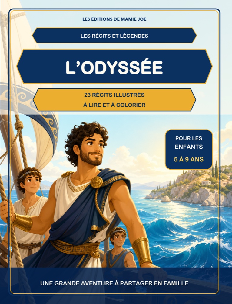 L'Odyssée, 23 récits illustrés pour les enfants de 5 à 9 ans