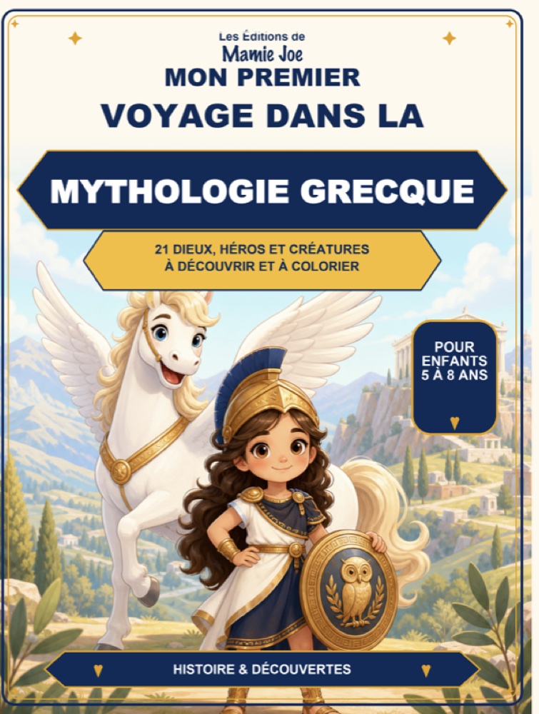 Mon premier voyage dans la mythologie grecque pour enfants de 5 à 8 ans