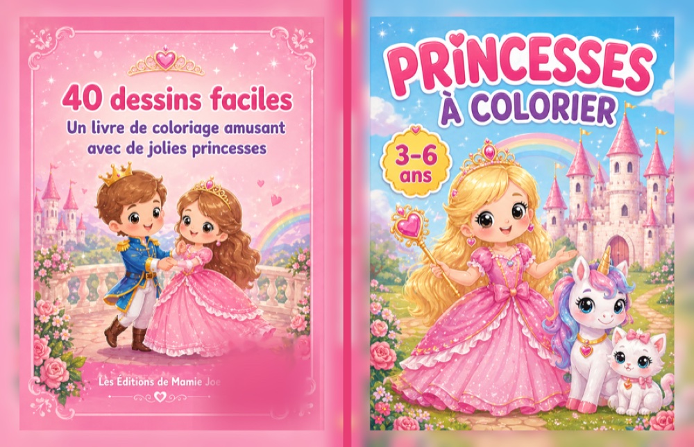 Livre de coloriage princesses pour enfants