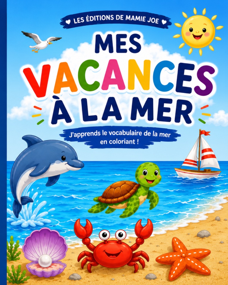 Couverture Mes vacances au bord de mer