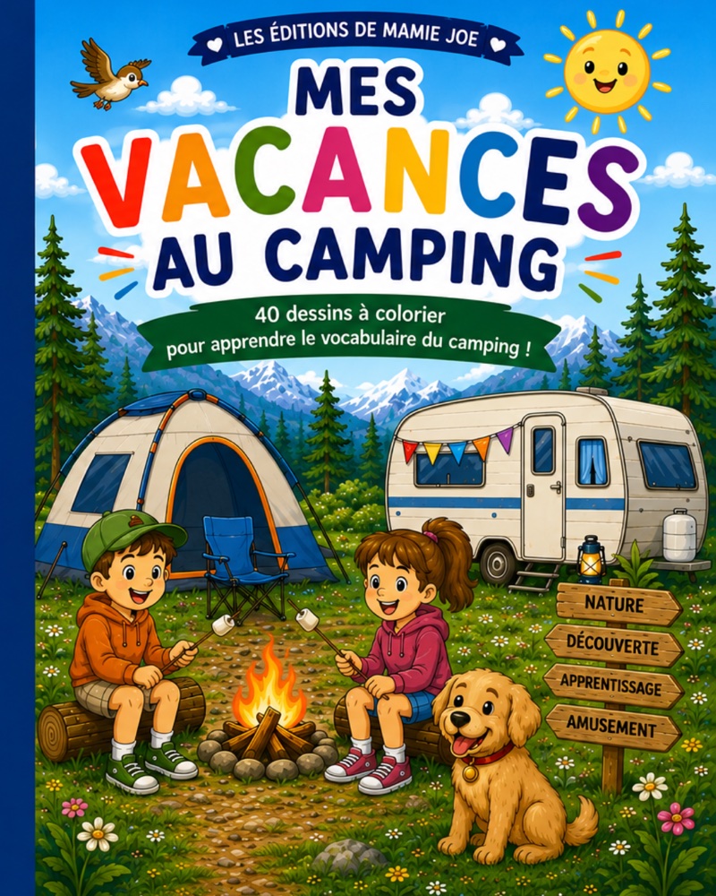 Couverture Mes vacances au camping