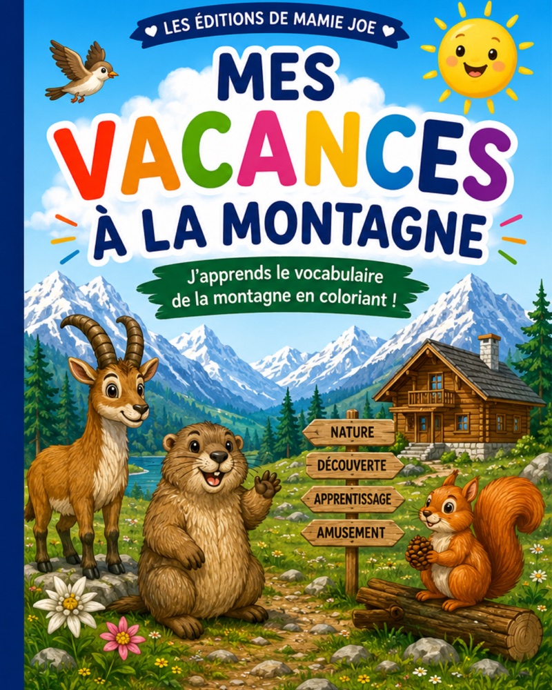 Couverture Mes vacances à la montagne