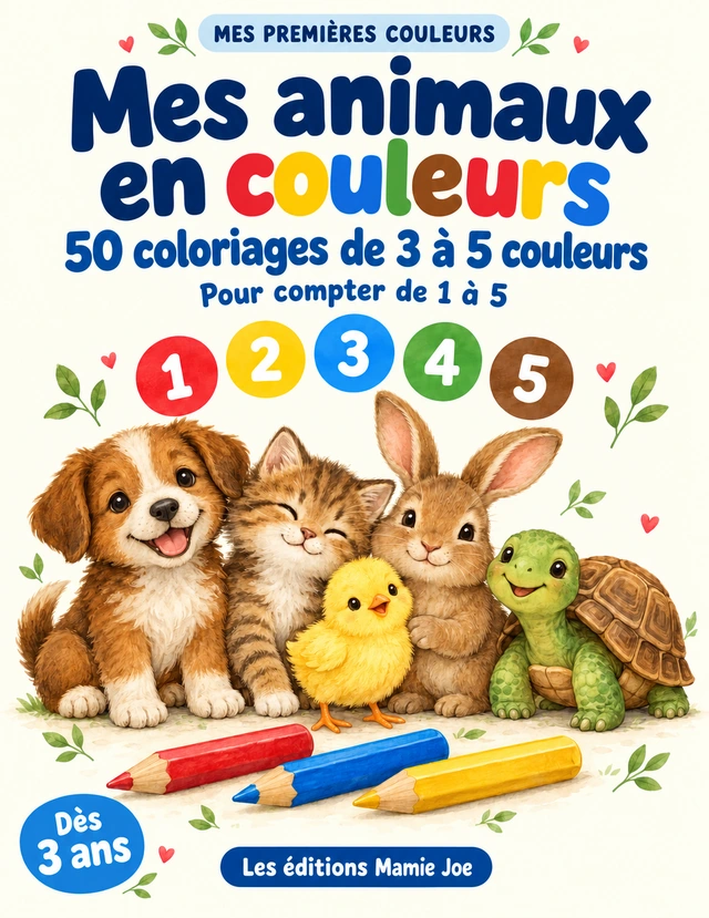 Couverture : Mes animaux en couleurs