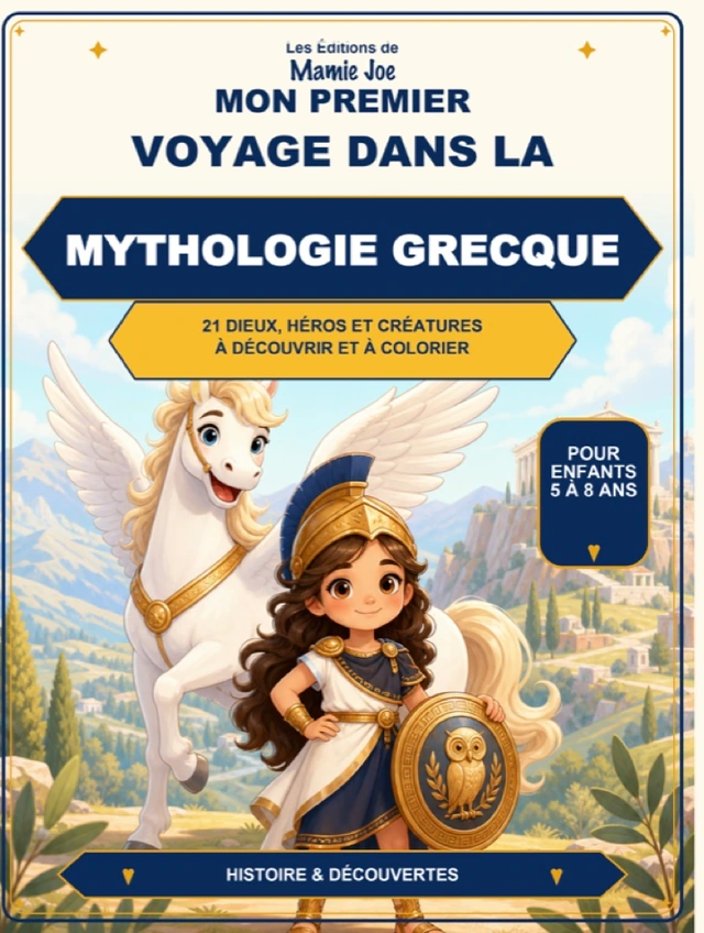 Couverture : Mon premier voyage dans la mythologie grecque