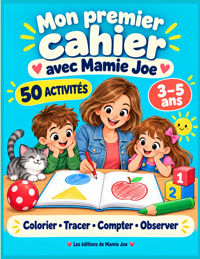 Couverture de Mon premier cahier avec Mamie Joe