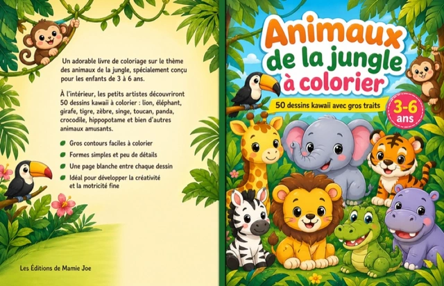 Couverture Animaux de la jungle