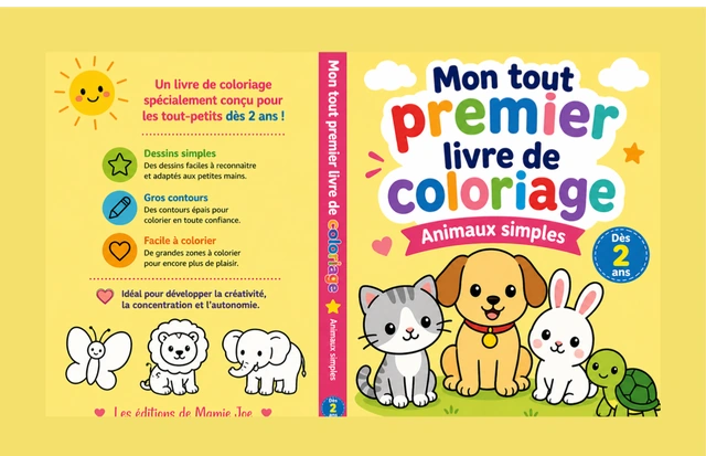 Couverture : Mon tout premier livre de coloriage